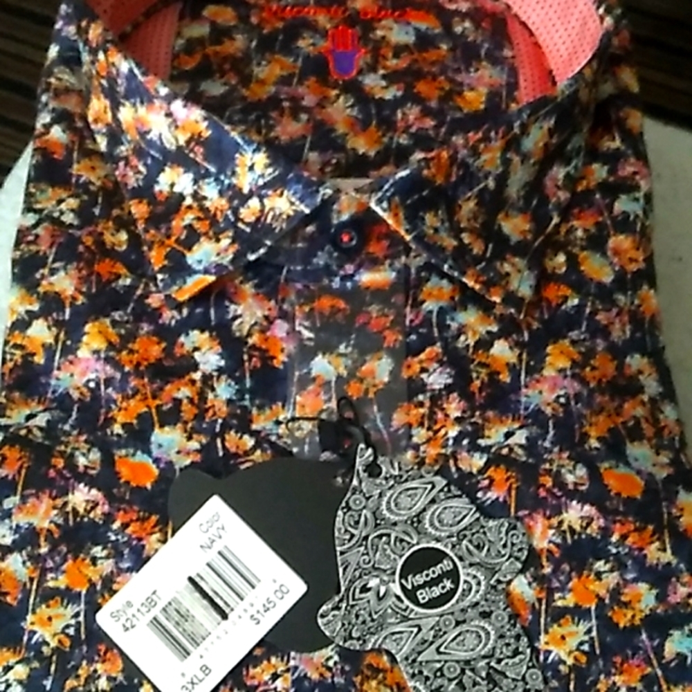 Visconti Black dress shirt